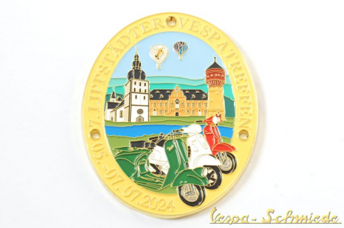 Plakette "7. Lippstädter Vespa-Treffen 2024" - 100 Stk. weltweit